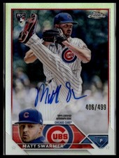 2023 Topps Chrome Update #RA-MS Matt Swarmer Autographs Refractor #/499