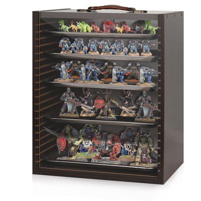 Miniature Display Case Display Cases for Collectibles Miniatures Storage Case...
