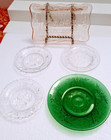 Miniature Sandwich Glass Collectible Plates Lot