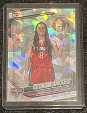 2025 Panini Prizm WNBA - Rookie Variation Georgia Amoore #140 Ice Prizm (RC)