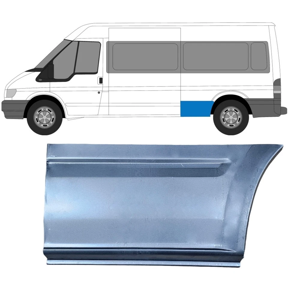 Ford TRANSIT 2000-2006 innen Reparaturblech vorne Tür / links