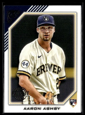 2022 Topps Gallery Private Issue RC Aaron Ashby 053/250 Milwaukee Brewers #139