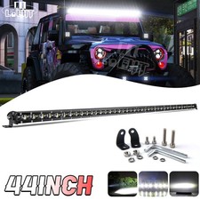 15 20 24 28 32 42 48 2-row Led Light Bar Spot Flood Driving Truck Suv Offroad