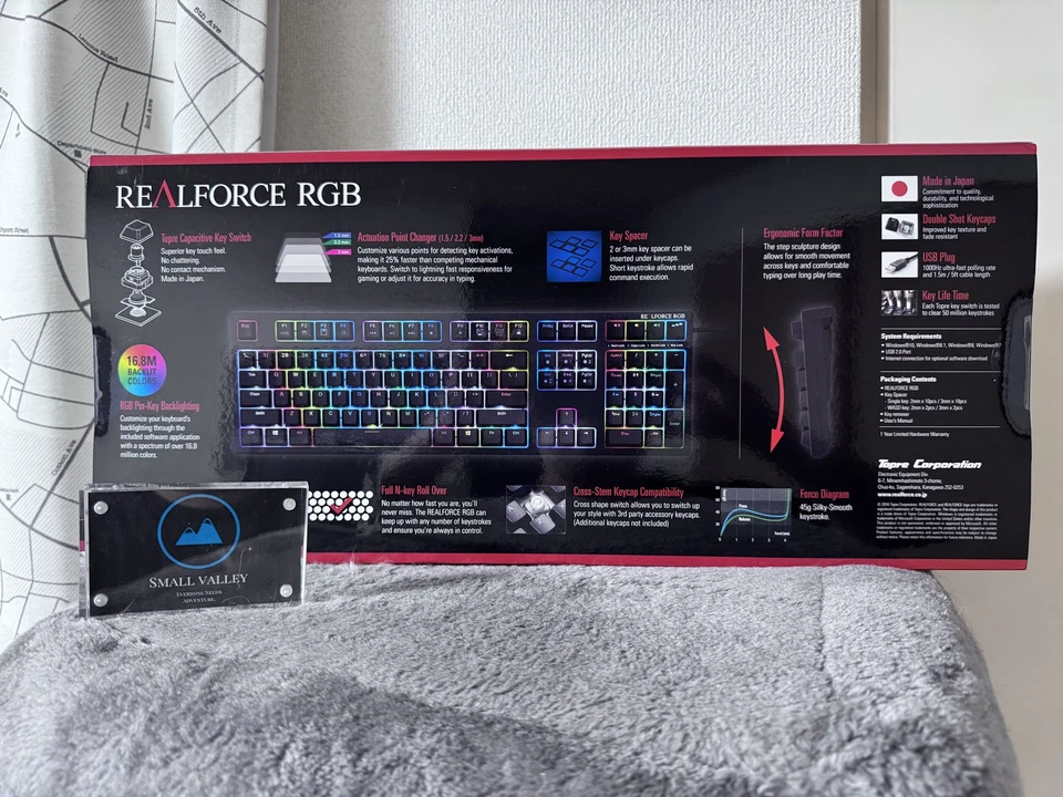 Topre REALFORCE R2A-US4G-BK RGB Mechanical Keyboard English Layout Black USB - Image 3 of 4