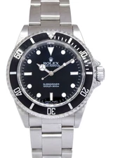 Rolex Submariner No Date Steel Black Dial Oyster Mens 40mm Watch P 14060