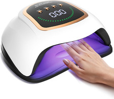 2025 Upgrade 200W UV Nail Lamp. Nail Dryer for Gel Polish with Auto Sensor