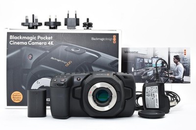 [Almost Unused in Box] Blackmagic Design Pocket Cinema Camera 4K From JAPAN