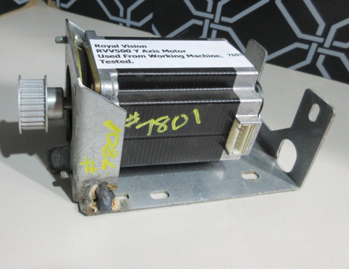 Royal Vision RVV500 Y-Axis Motor Used came out of a working machine.
