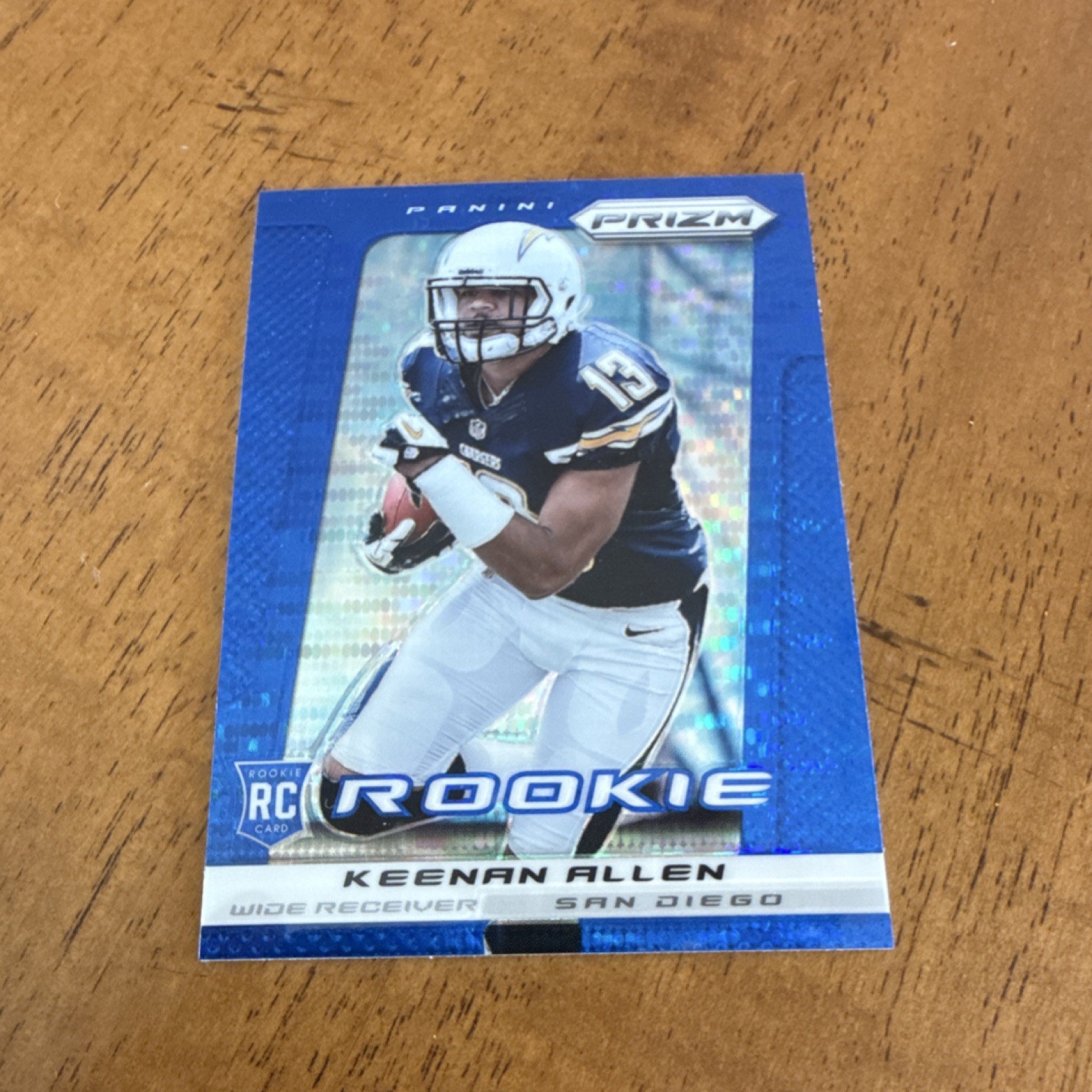 2013 Panini Prizm Keenan Allen Chargers Blue Pulsar Prizm Rookie #252 (RC)