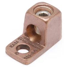 Burndy Ka25 Mechanical Lug, 1 Conductor, 1 Hole, 3/8 In Stud, Copper