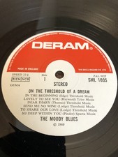 THE MOODY BLUES ORIGINAL 1969 ALBUM ON THE THRESHOLD OF A DREAM PSYCHEDELIC ROCK