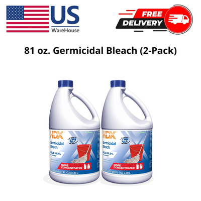 #ad HDX Germicidal Bleach Concentrate 81 oz. Pack Of 2 $10.79
