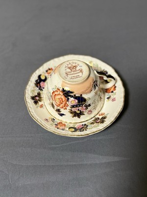 Masons Mandarin Tea Cup & Saucer Set Ironstone England Imari Floral #2