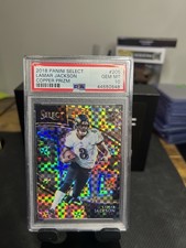 2018 Select Lamar Jackson Copper Prizm /75 PSA 10 Ravens