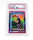 2024 Panini Donruss Optic Preview Drake Maye Rated Rookie Pink Prizm #379 PSA 9