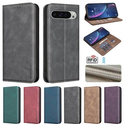 Magnetic Leather Wallet Phone Case For Google Pixel 10 Pro XL 9 8 Pro 8A 9A 10A