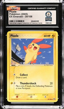 World Record Breaks - Plusle 39/106 Emerald Regular on eBay