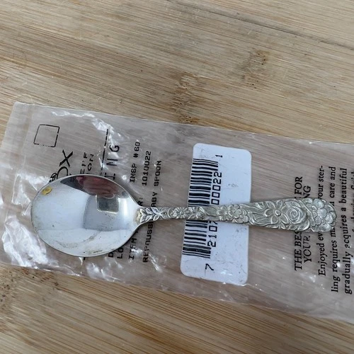 Lenox Kirk Stieff Collection Sterling Silver Baby Spoon Approx 20 grams