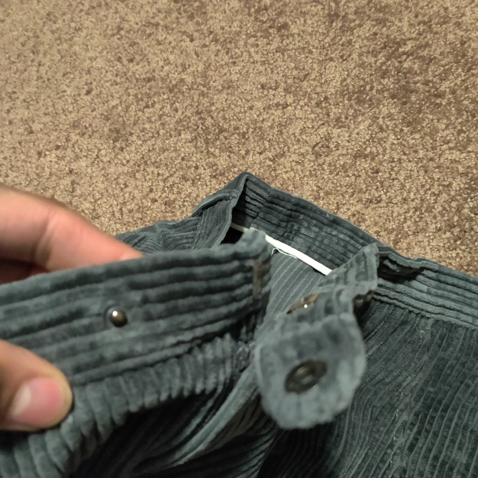 Vintage 90s Fila Baggy Corduroy Cuffed Trousers Mens Size 34 x 30 Made In Italy - Image 4 of 4