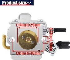 HURI Vergaser mit Reparatursatz für STIHL 034 034AV 036 036AV MS340 MS360# ZAMA C3A-S39B