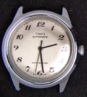 Timex GB Silver Dial Men's Automatic Vintage Watch -- Spares/Repairs