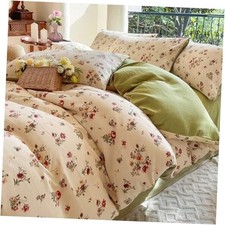 Vintage Floral Duvet Cover Set Size Beige Blossom Queen Vintage Floral Hq