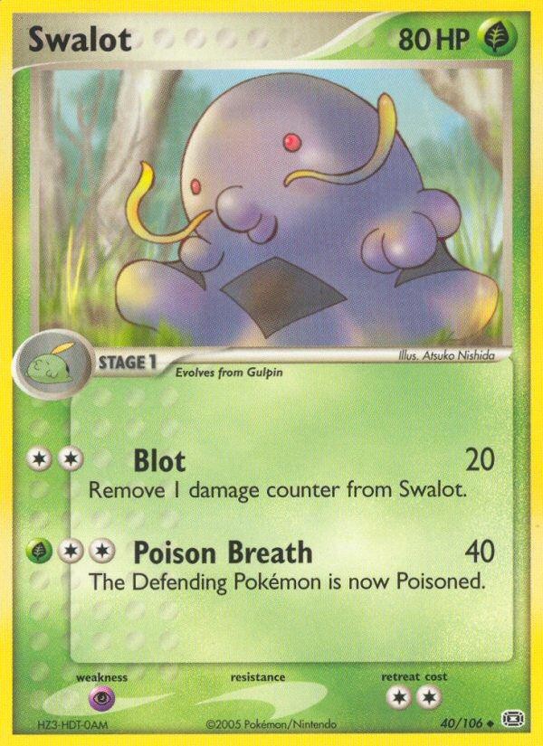 Pokemon Swalot (40/118) Emerald LP