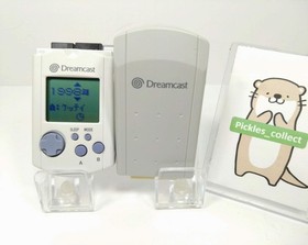 Dreamcast Console white HKT-3000 w/Visual Memory Language Japanese Tested 0227F