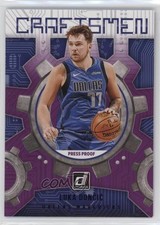 2021-22 Panini Donruss Craftsmen Press Proof Purple Luka Doncic #2 4f5