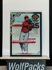 2025 Panini Prospect Edition - Ricardo Cabrera #195 Black Velocity Holo /39