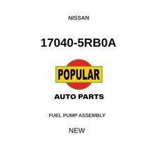 Genuine 2012-2019 Nissan Versa Fuel Pump Assembly 17040-5rb0a