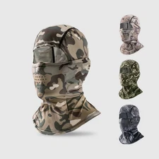 Camouflage Mask Cycling Balaclava Full Cover Face Mask Cap Quick 
