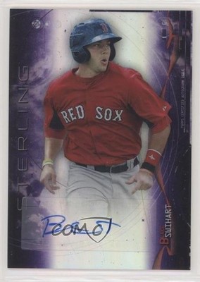 2014 Bowman Sterling Prospect Purple Refractor 9/50 Blake Swihart Auto 0c2
