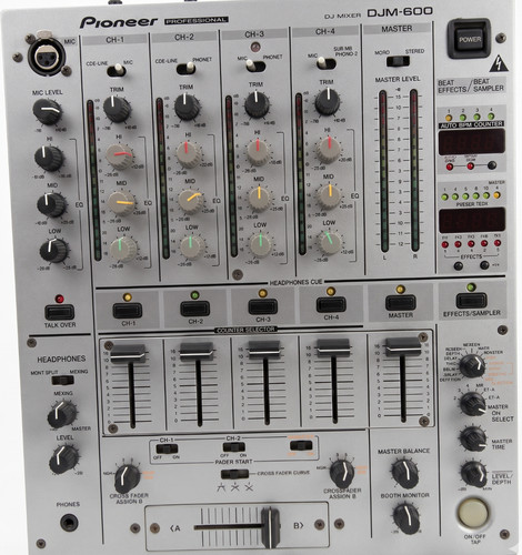 Pioneer DJM-600 4-Channel DJ Mixer Professional Club Mixer