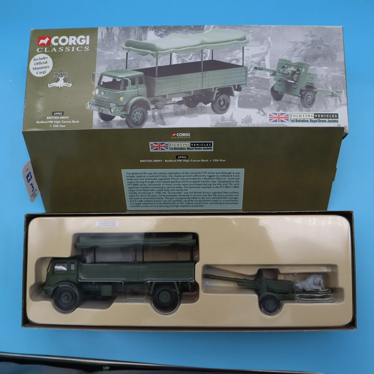 COFFRET CORGI ROYAL mail Set Morris Minor et Bedford Série limitée EUR