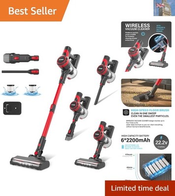Innovativer 4-in-1 Akku-Staubsauger - effiziente, stilvolle Reinigungslösung