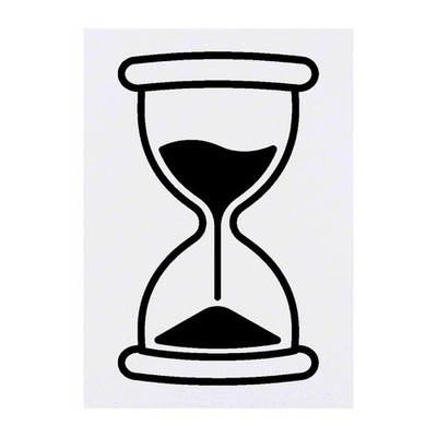 Temporäre Tattoos/Transfers ''Sand Timer'' (TO00097243)