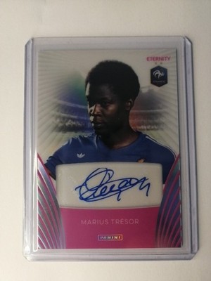panini Eternity Bleus Marius TRESOR /25 Signature Auto Equipe De France