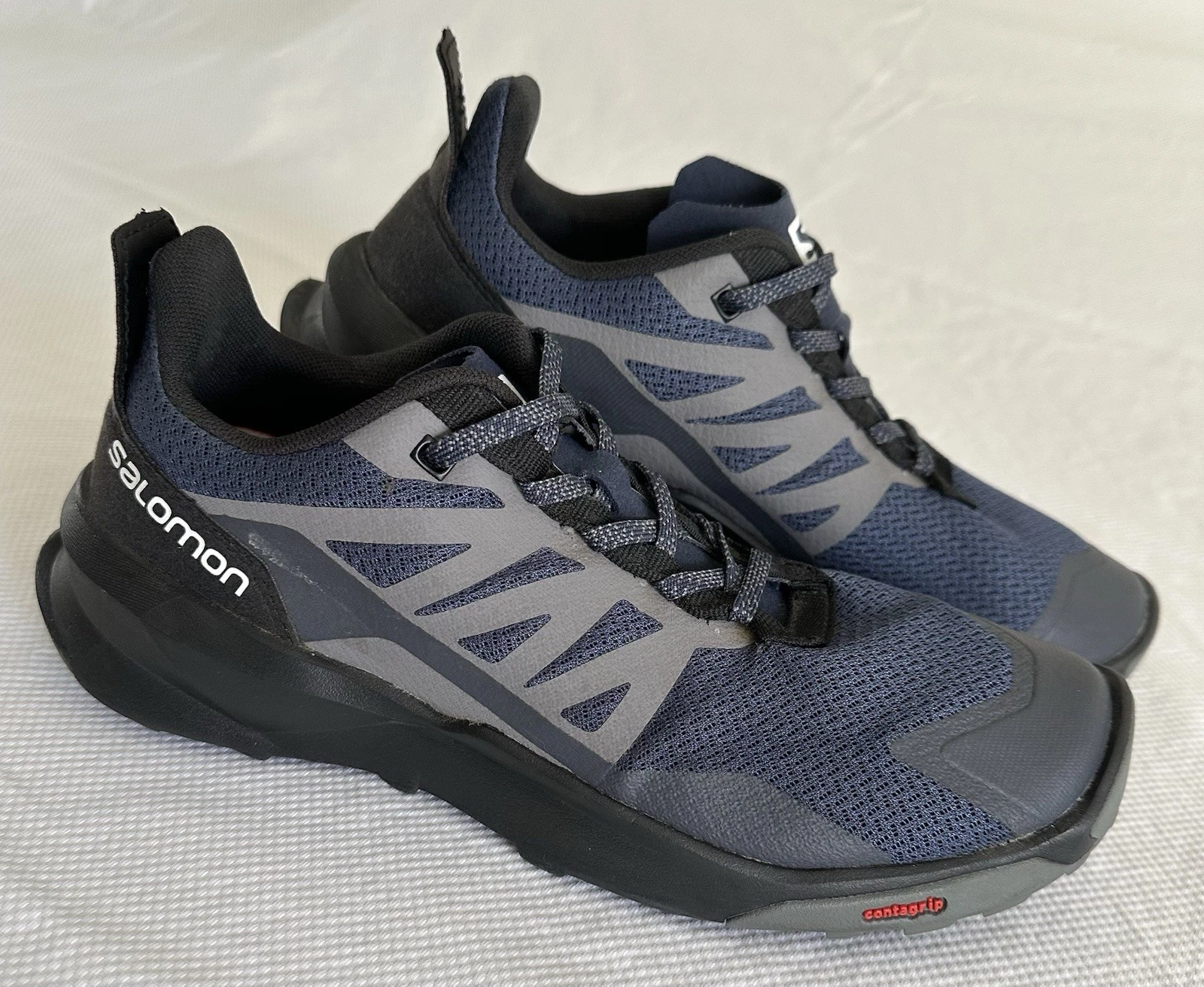 Salomon Patrol Ortholight Mens7.5 Indigo/Black Trail Outdoor WalkingShoes 416787