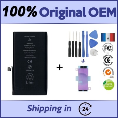 3310mAh IPHONE 12 PRO BATTERY 100% BRAND NEW OEM SUPERIOR CAPACITY +/ TOOLS