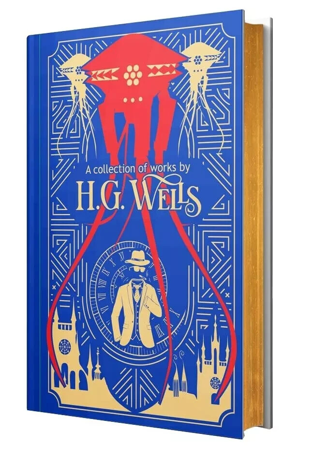 H.g. Wells Unisex H.g. Wells:a Collection Of Works (Leather-Bound) - Image 4