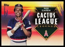 2019 Topps Rod Carew #CLL-5 BASEBALL California Angels Cactus League Legends