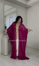 SALE New Moroccan Dubai Kaftans Farasha Abaya Dress Very Fancy Long Gown SE 1219