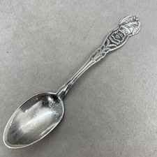 COLORADO SOUVENIR SPOON TEASPOON BY WM ROGERS & SON SILVERPLATE FLATWARE 6"