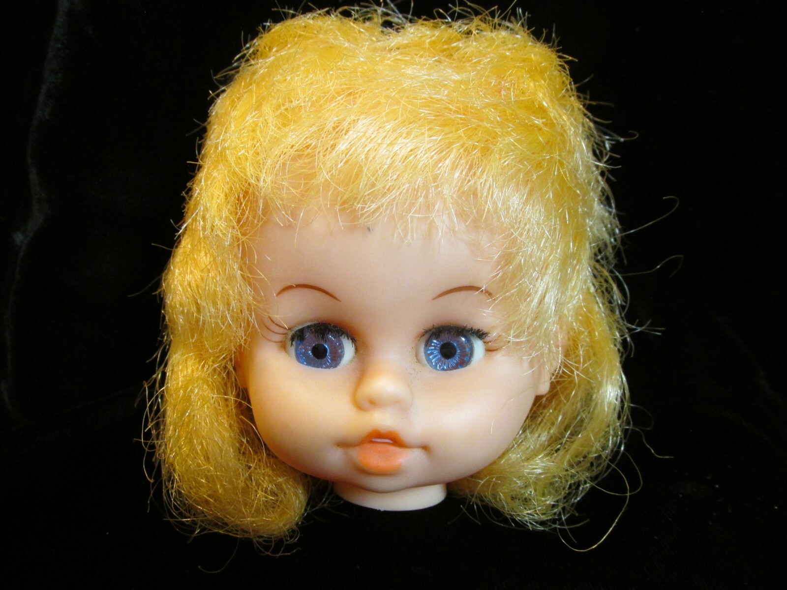 Doll Body Parts Head Blond Hair Blue Eyes Arms Legs Fat Baby Hands