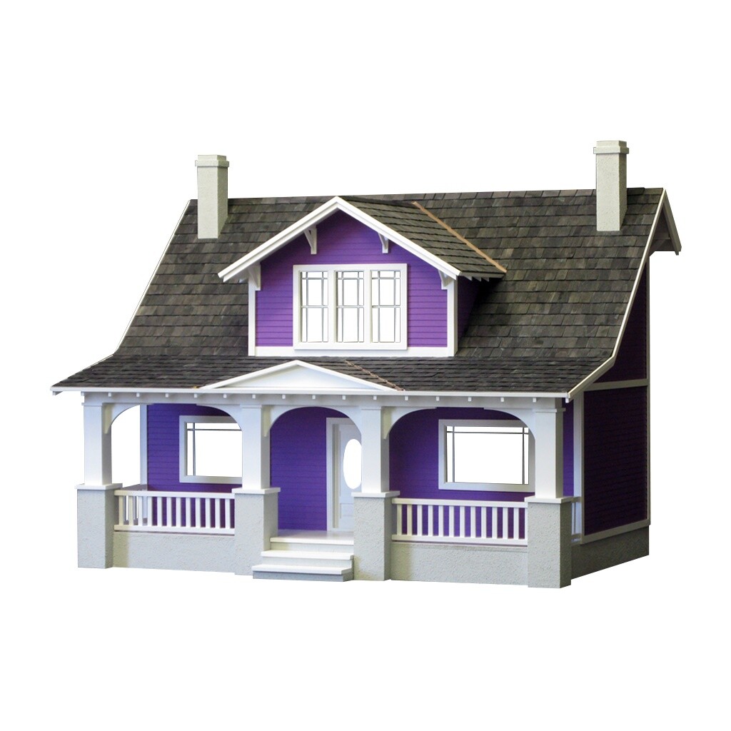 classic bungalow dollhouse kit