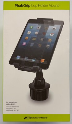 Bracketron ''PhabGrip Cup Holder Mount'' for Smartphones/Tablets/GPS (BT1-657-2)