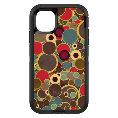 OtterBox Defender for iPhone / Samsung Galaxy - Brown Red Yellow Circles