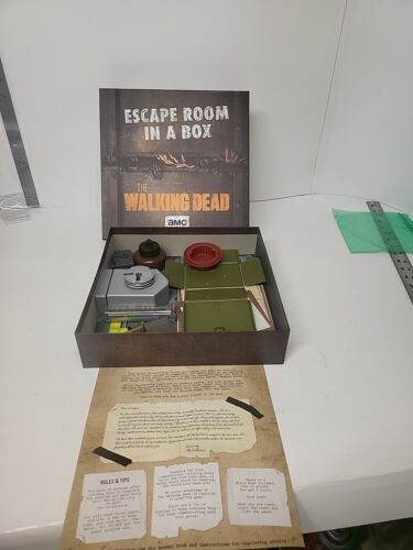 The Walking Dead Escape Room In A Box Game Complete  - Picture 1 of 6