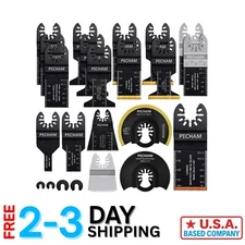 Heavy-Duty 23PCS Oscillating Blades - Titanium & Carbide for Ultimate Longevity